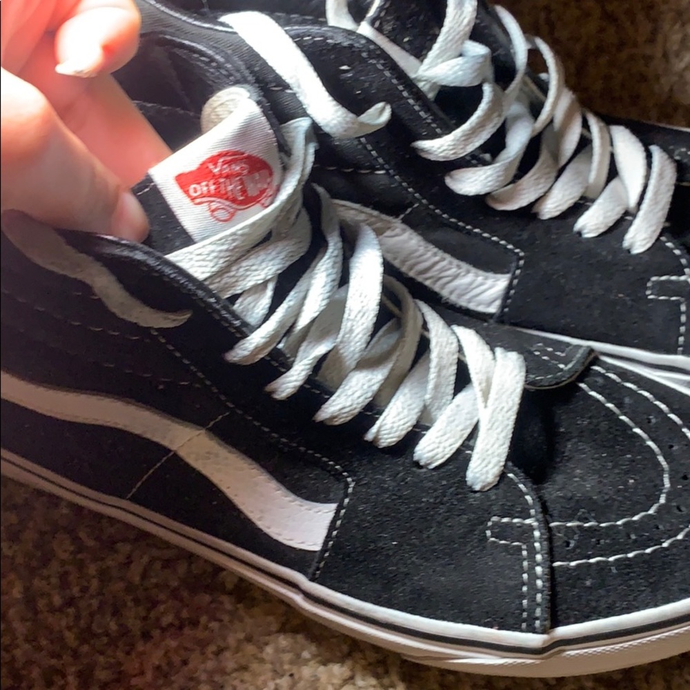 Black high top vans